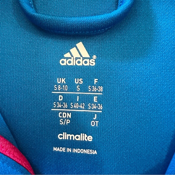 Adidas Track Top Blue Women’s Jacket Sweatshirt Size Small - Picture 9 of 14